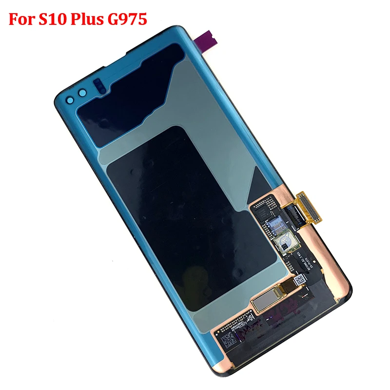100% протестированный ЖК дисплей для SAMSUNG Galaxy S10 Plus G9750 G9730 сенсорный экран