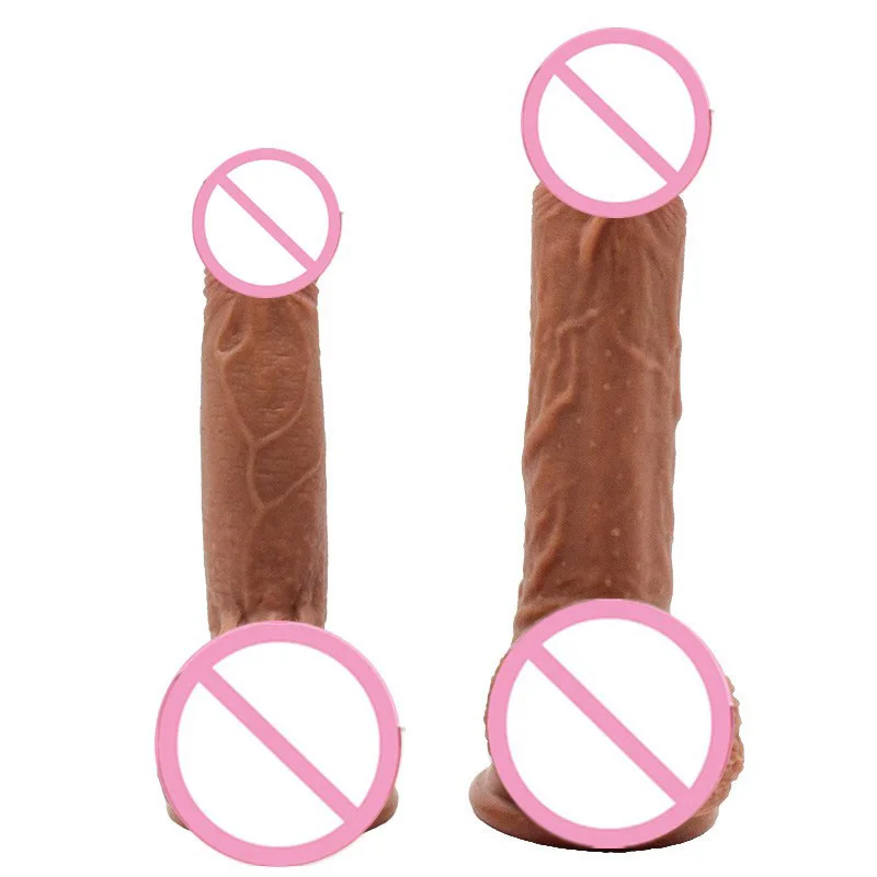 Страпон фаллоимитатор из жидкого силикона искусственный пенис огромный