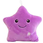 Уникальная светящаяся подушка 40x35 см, яркий дизайн со светодиодный светильник кой, плюшевая подушка для спальни, подарок на день рождения, игрушка для детей