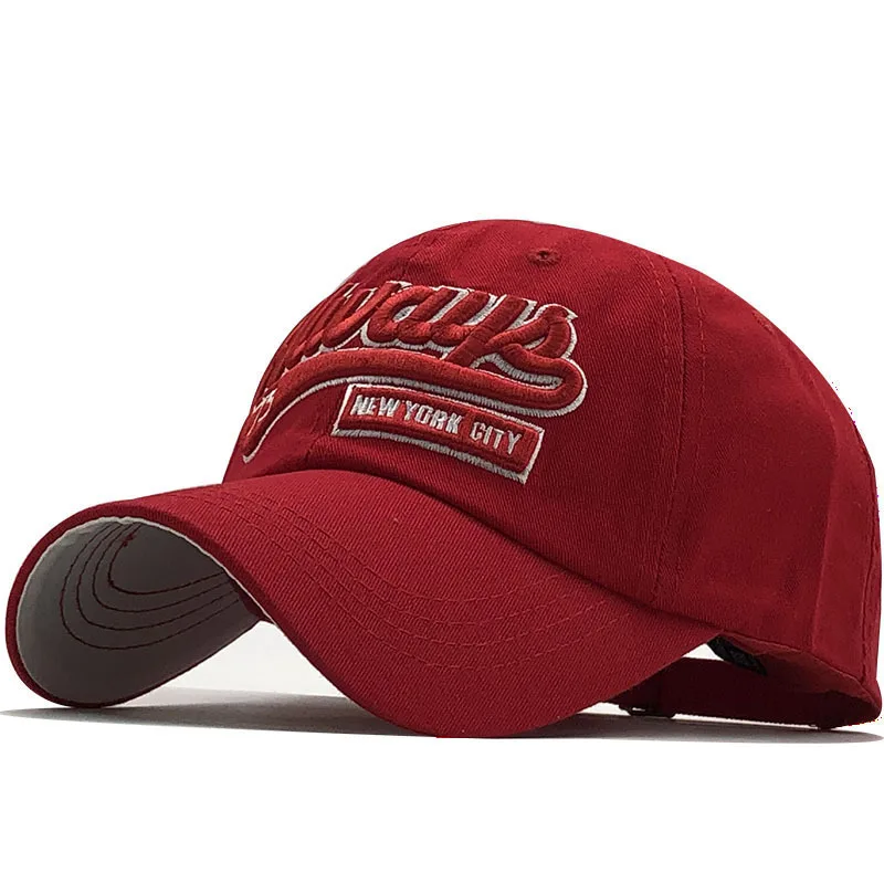 

Embroidered 75 curved brim baseball cap men's and women's casual sun cap pure cotton adjustable cap Korean version