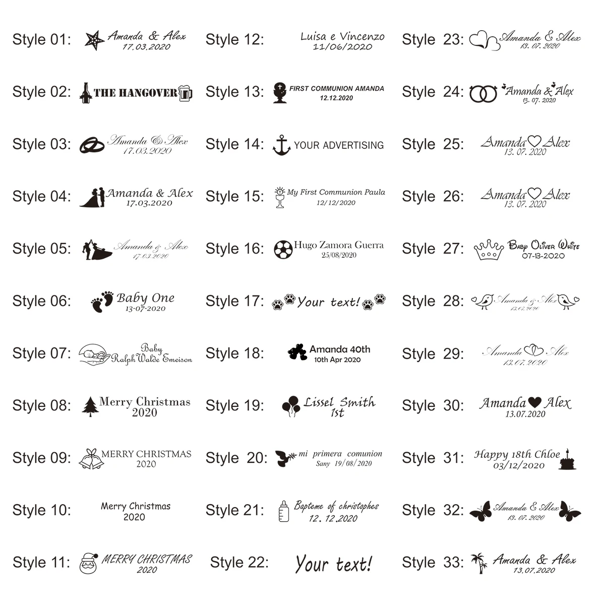 50x персональный гравированный открывалка для бутылок брелки ключей 4 в 1 пивная