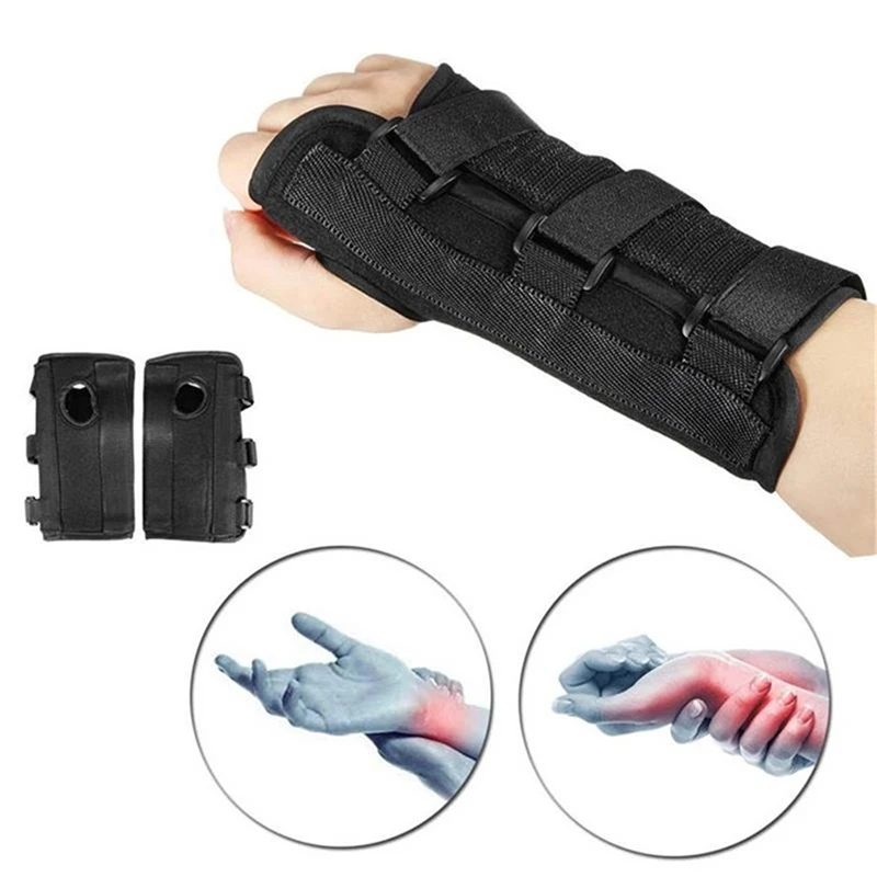 Medical Wrist Brace Support Pads Sprain Forearm Splint for Band Strap Protector Safe Carpal Tunnel | Красота и здоровье