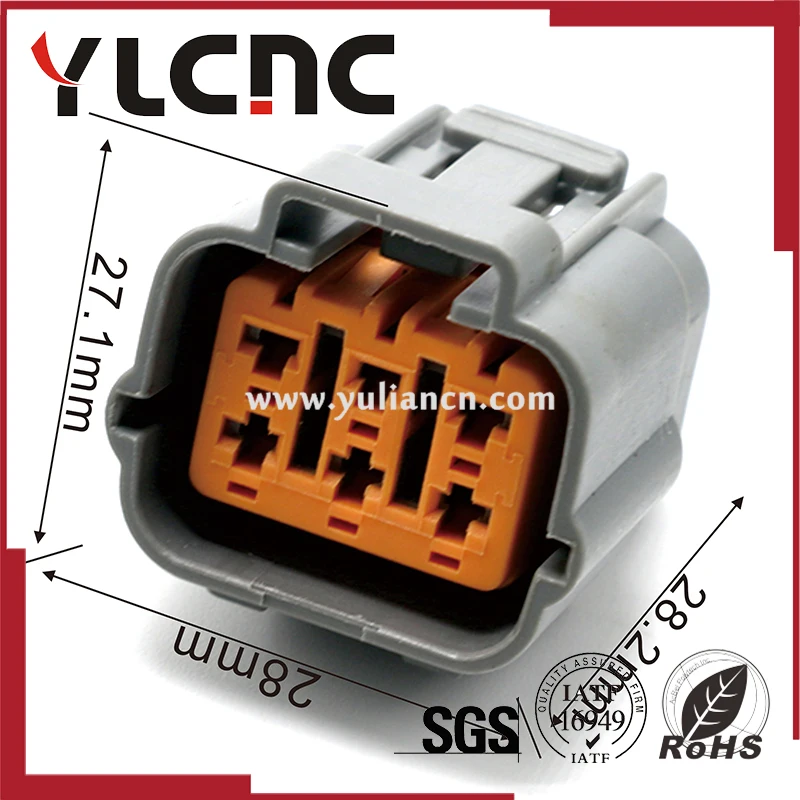 

HIGH QUALITY 6 Pin auto electric housing plug waterproof wiring harness female connector