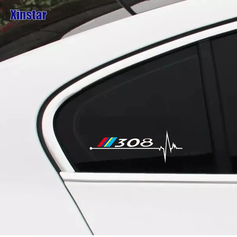 2 шт. окна автомобиля стикер для peugeot 2008 3008 208 308 106 108 206 508
