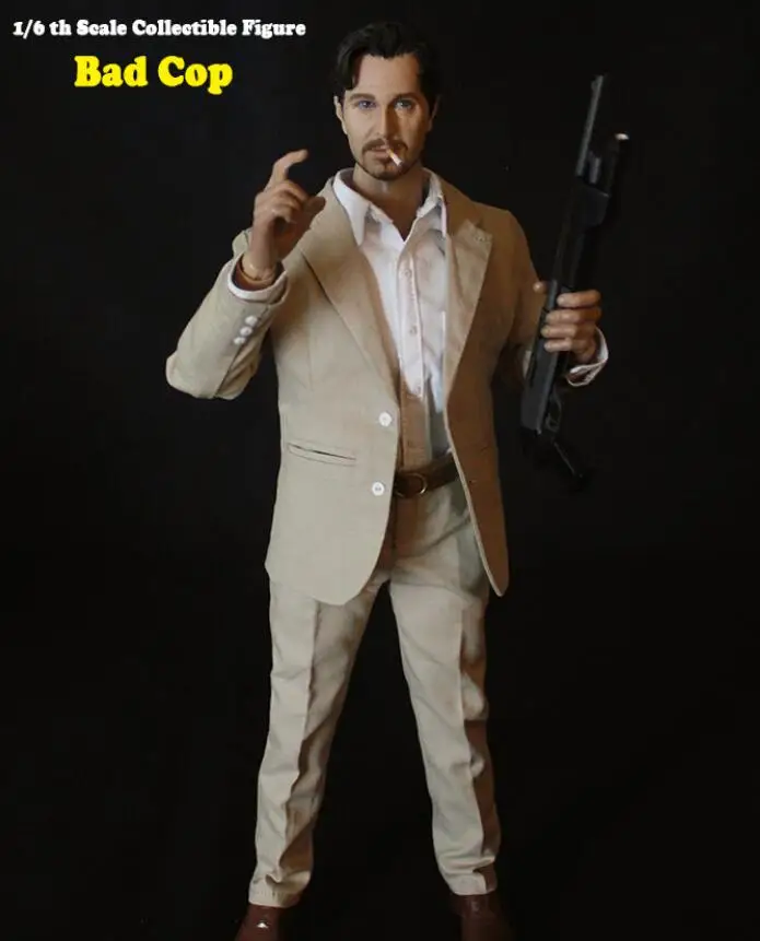 

REDMAN TOYS RM035 Bad Cop 1/6 Collectible Action Figure Toy Doll Model Body for Fans Holiday Gift