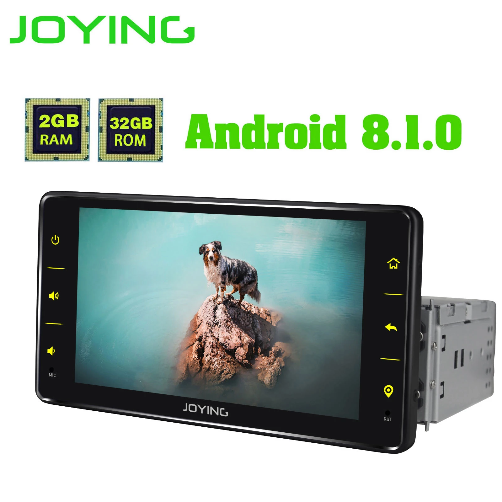 Joying Универсальный Android автомобильный Радио один 1 Din Автомобильный