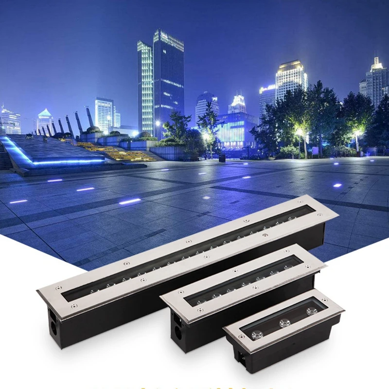 Светодиодный подземный прямоугольный сиамский светильник LukLoy светодиодная