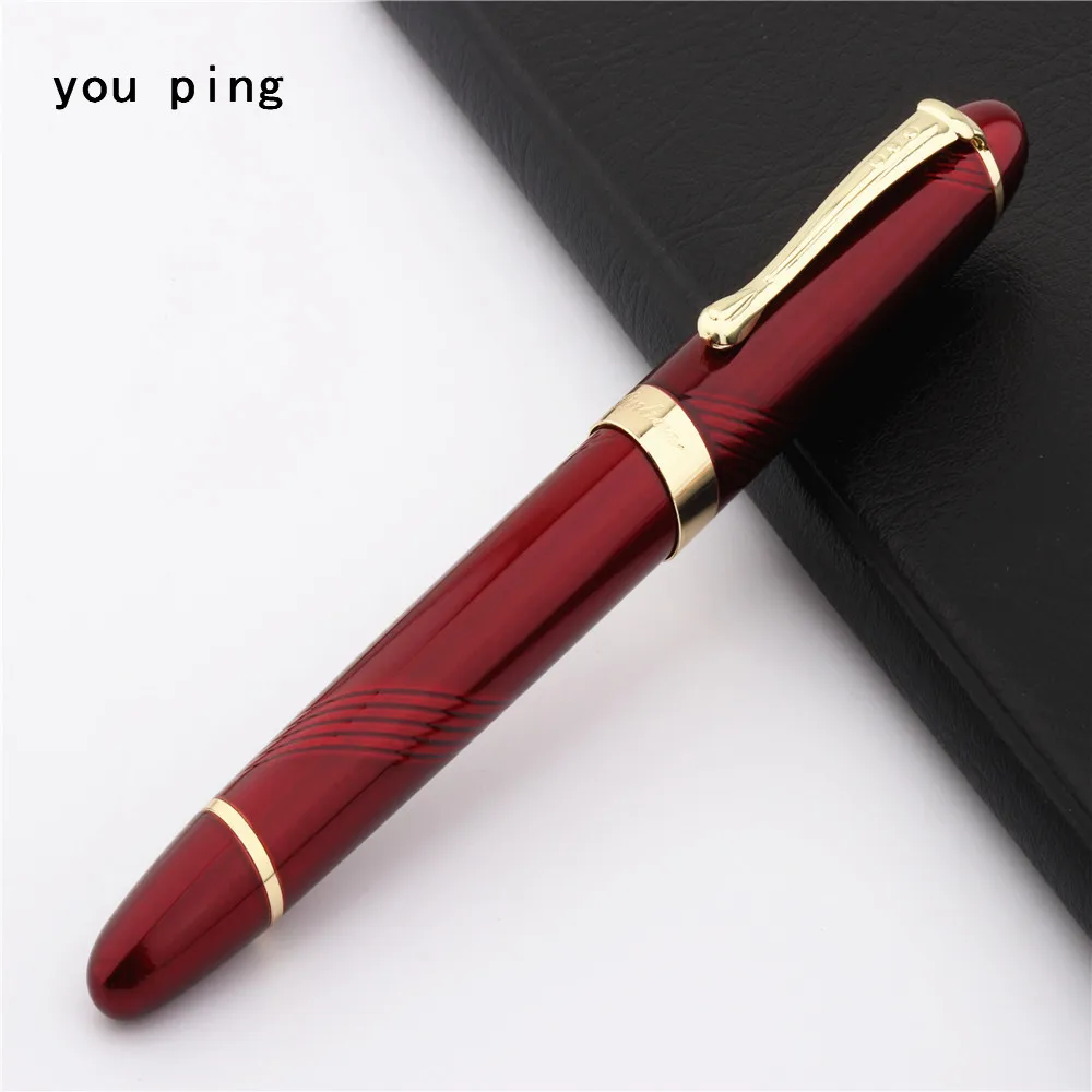 JINHAO X450 Red spiral line Color Business office Nib Medium Rollerball Pen New | Канцтовары для офиса и дома