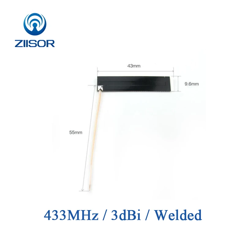 10 шт. 433 МГц Внутренняя антенна PCB 433M всенаправленная Lora DTU модуль Встроенная