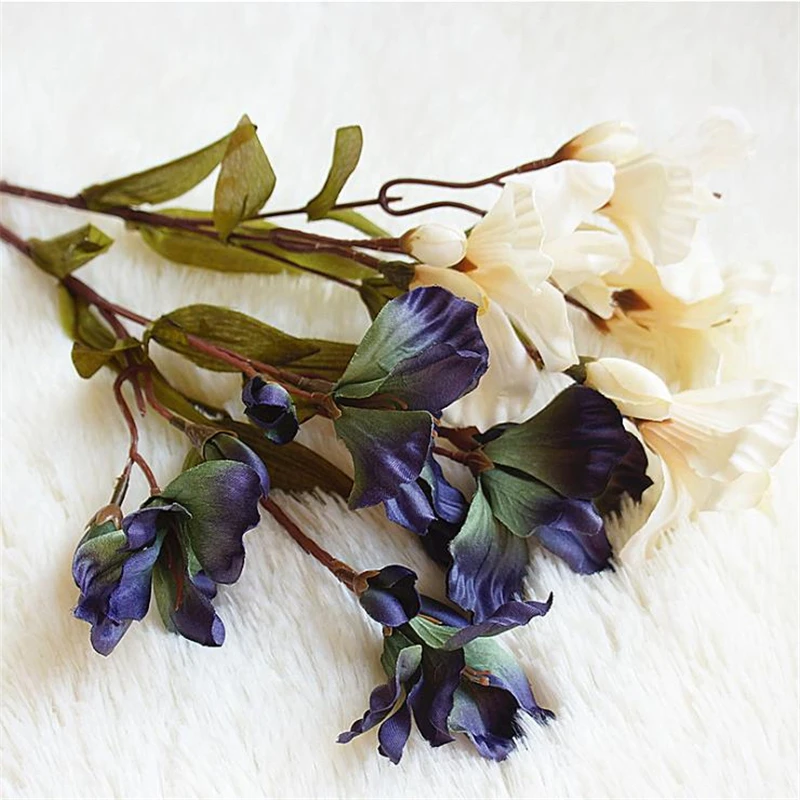 1 шт. Искусственные Шелковые погремушки искусственные лилии цветы фон для