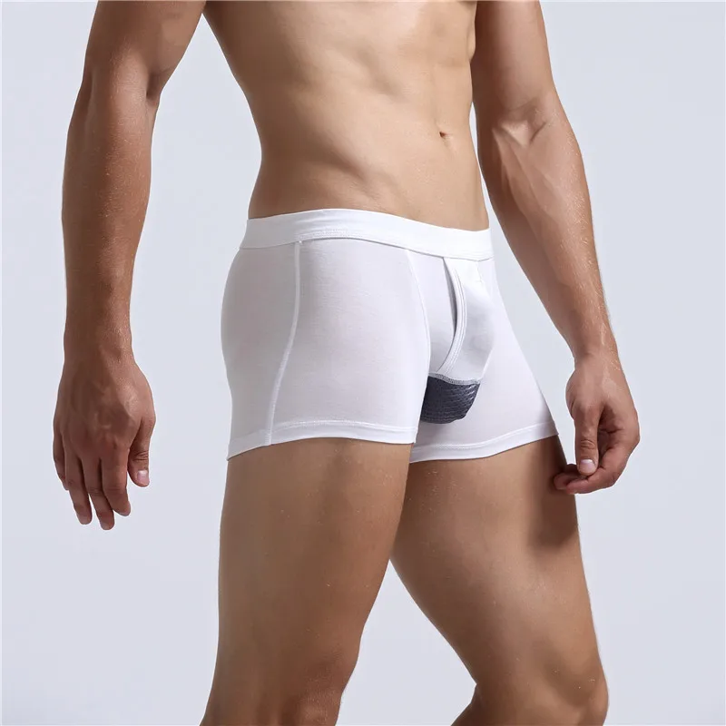 Мужские трусы-боксеры Escroto Pouch нижнее белье из модала со средней посадкой дышащие
