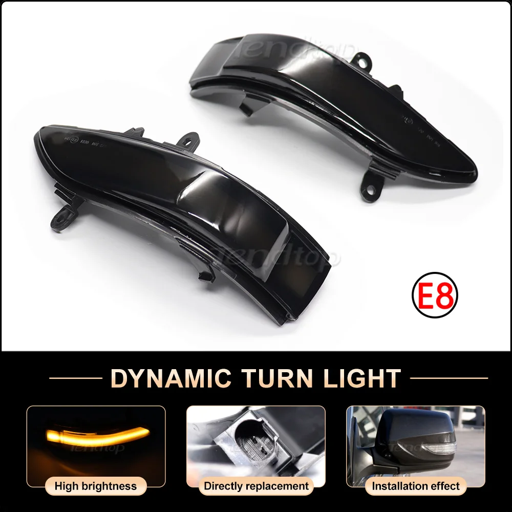 

For Subaru Forester Outback Legacy Tribeca 2007-2016 LED Dynamic Turn Signal Light Indicator Wing Mirror Repeater Flowing Lamp