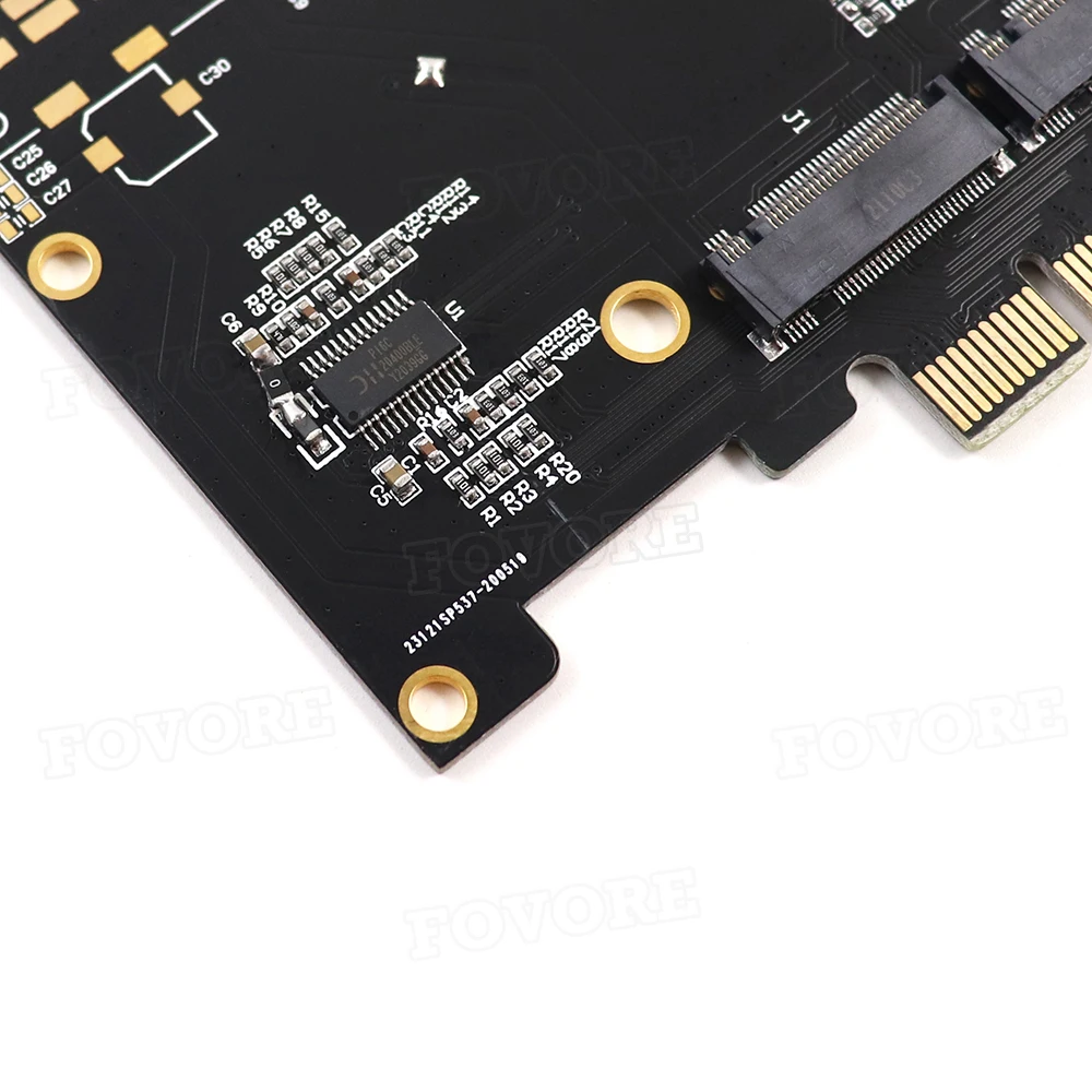 адаптер pcie 40 m2 pcie x16 4 порта m2 nvme m key ssd конве