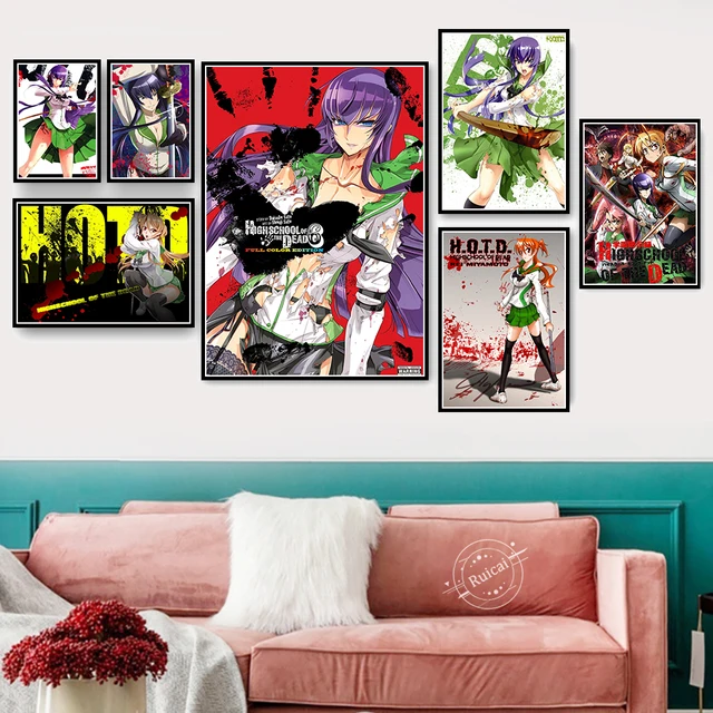 Nt802 pintura novo anime anjos da morte anime japonês presente em  quadrinhos cartaz impressão da arte da parede imagem da lona sala de estar  decoração casa - AliExpress