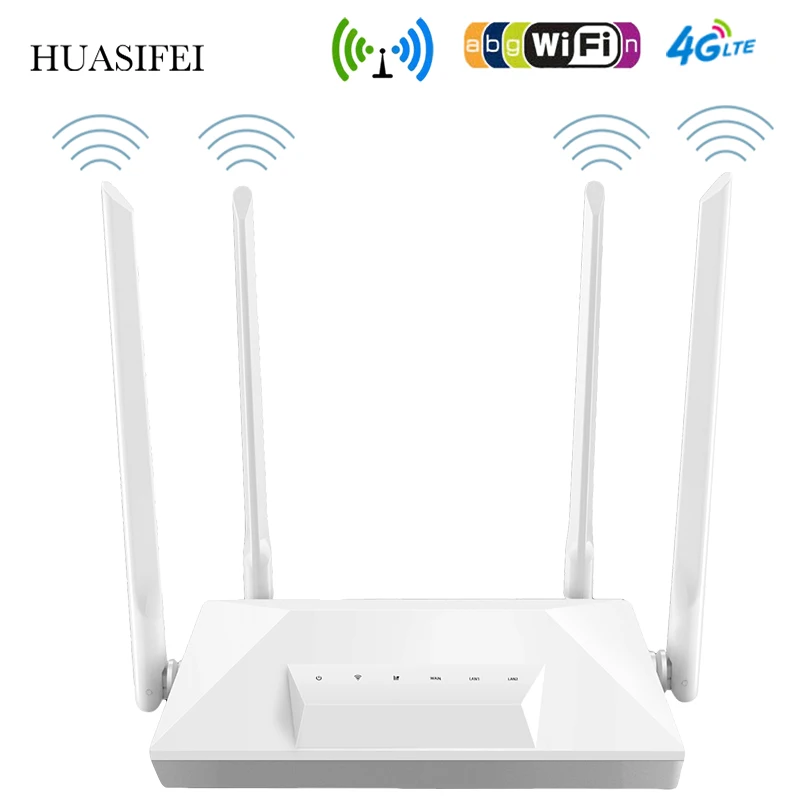 

Router With Sim Card 4G 300mbps Unlocked 4G CPE Wireless Router 150mbps CAT4 Mobile Wifi Hotspot With Sim Card Slot 4 Ports