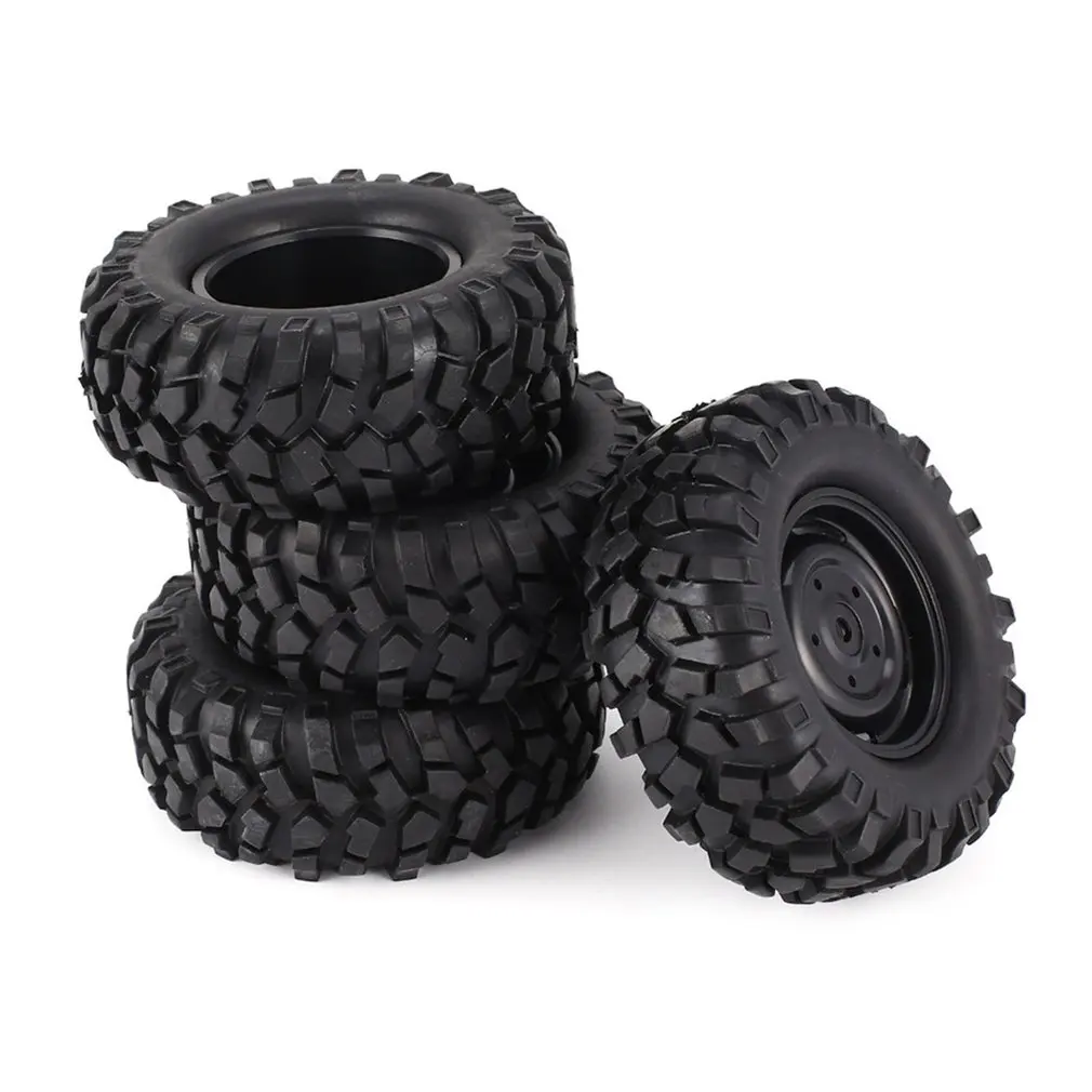 

4 шт. 1,9 дюйма 96 мм резиновый обод и шина для 1/10 Hsp Redcat Traxxas Axial Scx10 D9 внедорожник гусеничный автомобиль запчасти радиоуправляемые шины