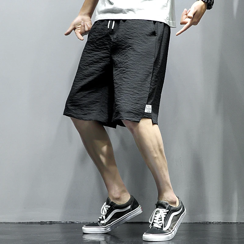 2020 Летние повседневные шорты мужские однотонные Свободные джоггеры Homme размера