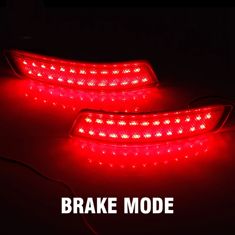 Автомобильный задний бампер туман светильник отражатель светодиодный