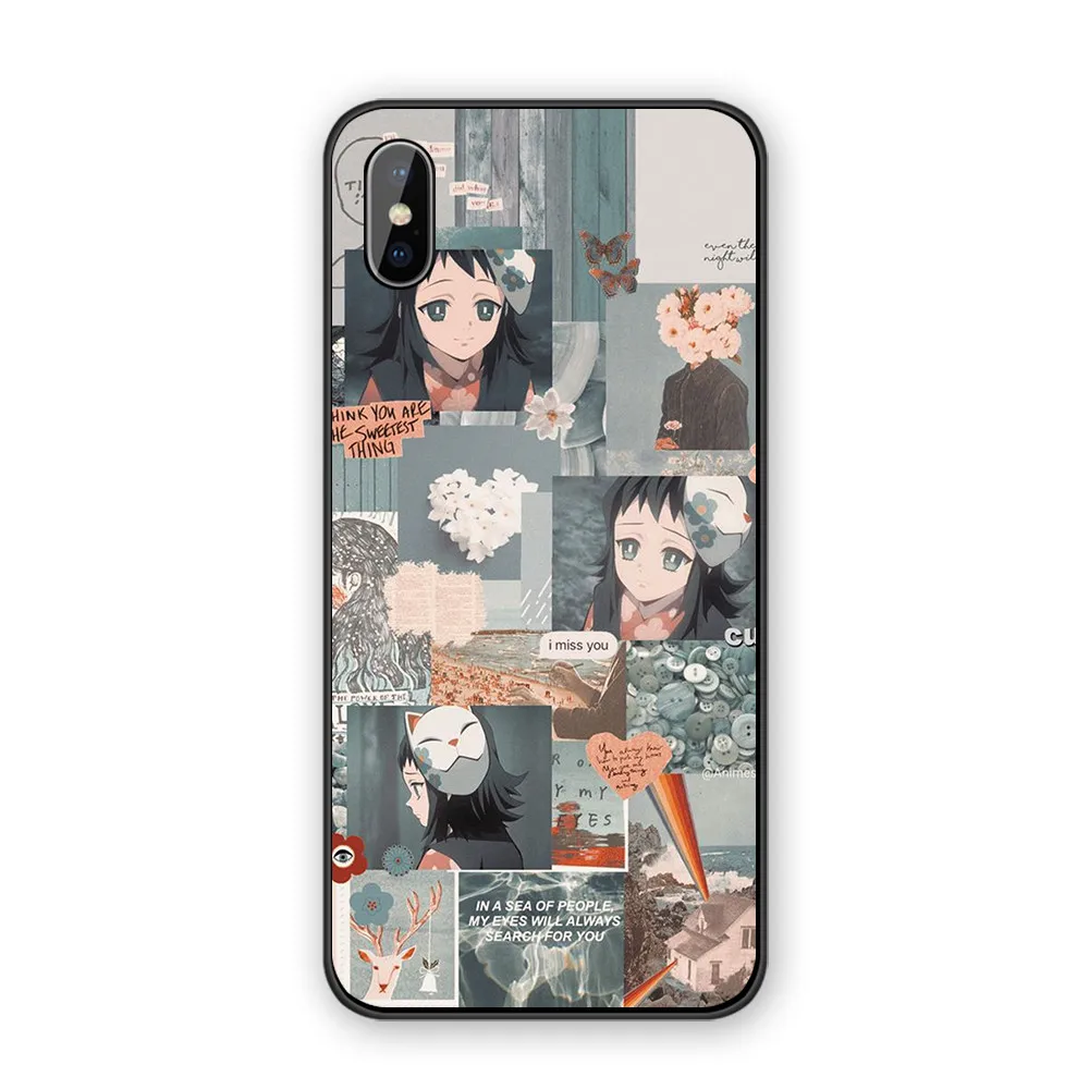Kamado Nezuko Kimetsu no Yaiba Demon Slayer Силиконовый ТПУ чехол для телефона для iphone XR X XS MAX 5 5S 6 6S 7 8 Plus - Цвет: 11989