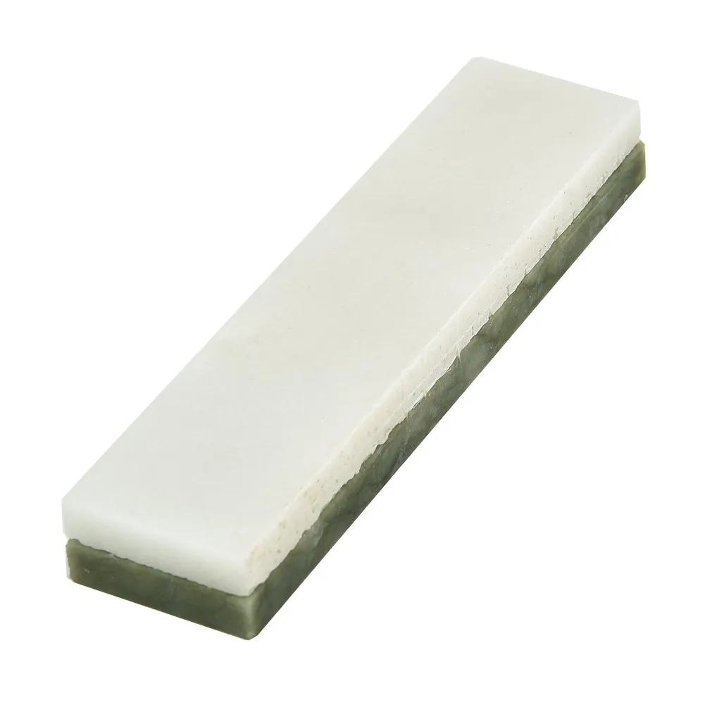 

1 * полировальный камень 8000 сетка + 10000 сетка Белый Агат Изумрудный шлифовальный камень, используемый для тонкой полировки и шлифования метал...