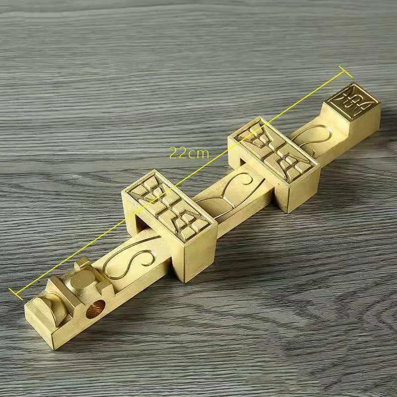 

Античный китайский дверной болт из чистой меди, утолщенный Противоугонный медный болт, дверные болты