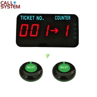 ycall wireless take a number system queue led counter display customer waiting calling device