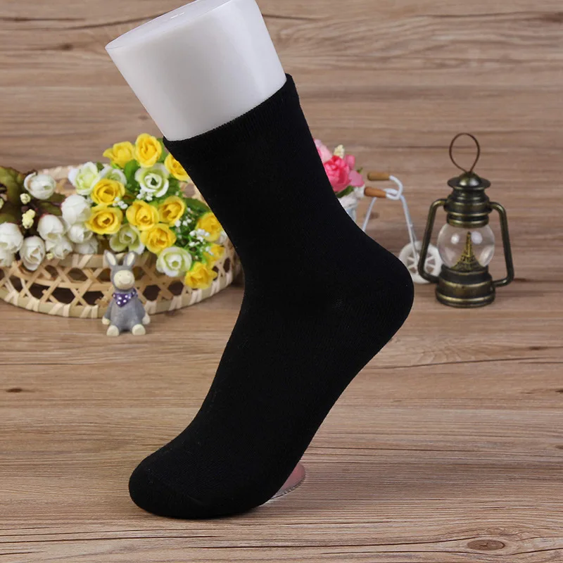 Женские носки весна/зима однотонный хлопок простые мягкие веселые японская мода