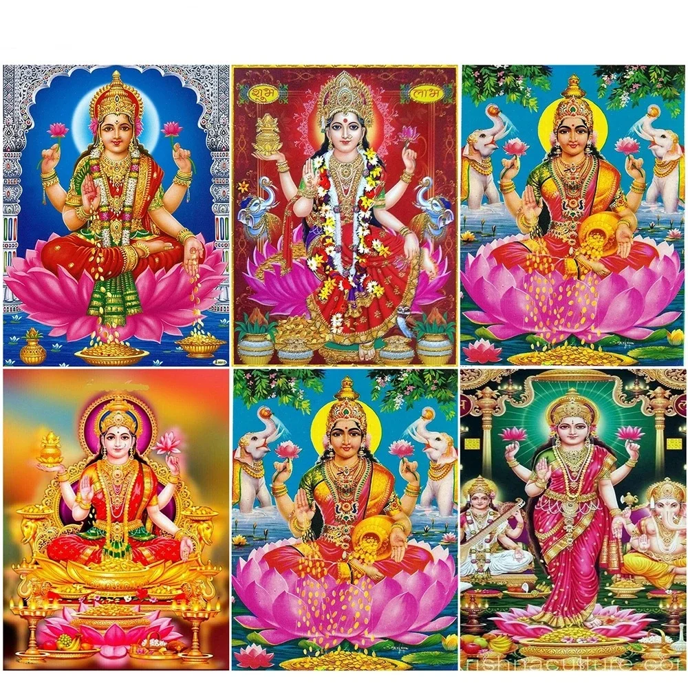 

5D Diy Diamond Embroidery Indian God Mosaic Home Decoration Diamond Painting Religions Handmade Gift Picture of Rhinestones