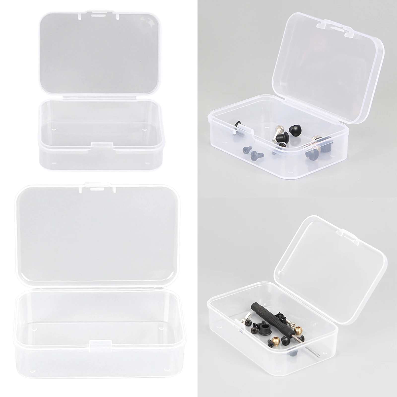 

Multi-functional Screws Storage Box Crafts Jewelry Earring Container Case