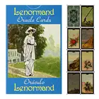 44 шт., высококачественные прочные настольные карточки Lenormand, настольные карточки для гадания, предсказаний, судьбы, настольная игра, карточная игра для женщин