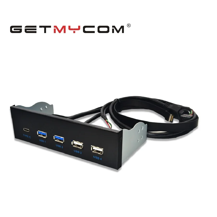 2 порта USB2.0 + 1 порт USB 5 25 с фоторазъемом 3 дюйма 0 GEN2 Передняя панель концентратор