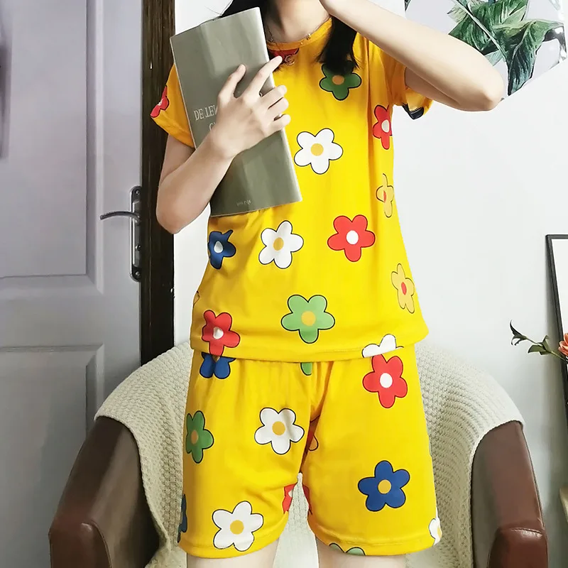 Creation 101 летняя Пижама женская новая Корейская Домашняя одежда шорты с коротким