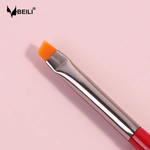 Профессиональные кисти для макияжа BEILI, 1 шт., кисть для подводки глаз, для основы бровей, теней, смешивание, кисть, текстовыделитель кисти для макияжа