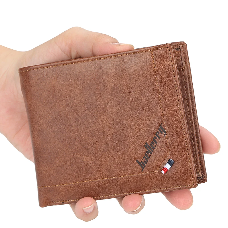Baellerry новинка Винтажный Мужской кошелек натуральная кожа мужской брендовый