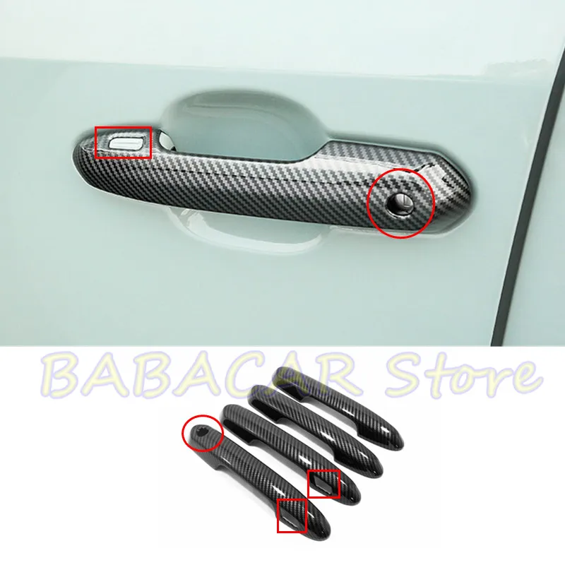 

For Toyota RAV4 2019 2020 Auto Styling Exterior Front A-Pillar Decorate Cover Trim Car Accessory ABS carbon fiber 2pcs