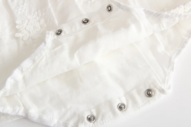 Вышитый комбинезон принцессы для девочек с длинным рукавом Пасхальный костюм