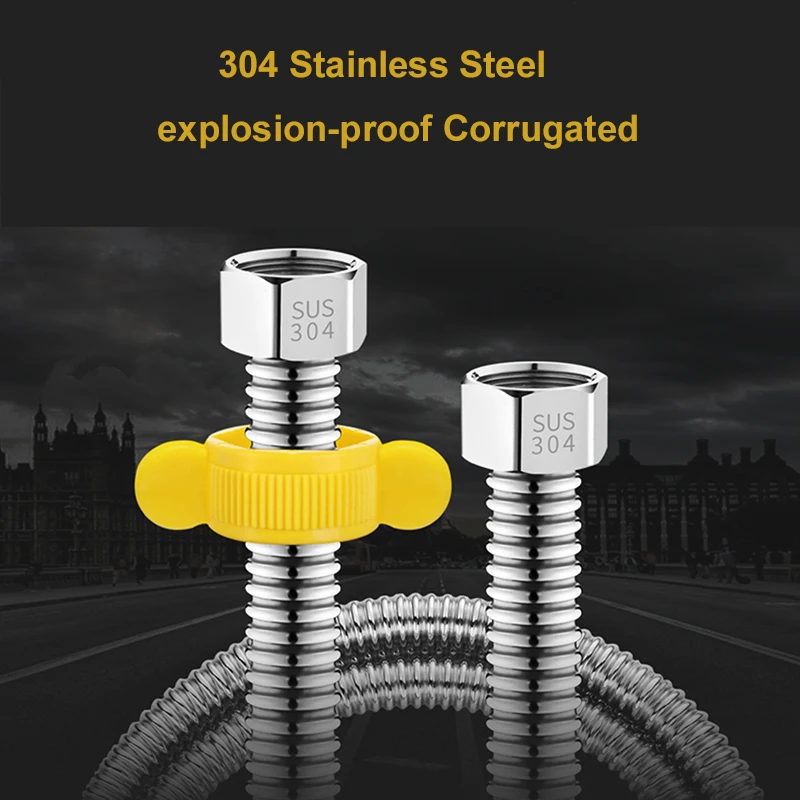 Гофрированный соединитель из нержавеющей стали 304 водонагреватель