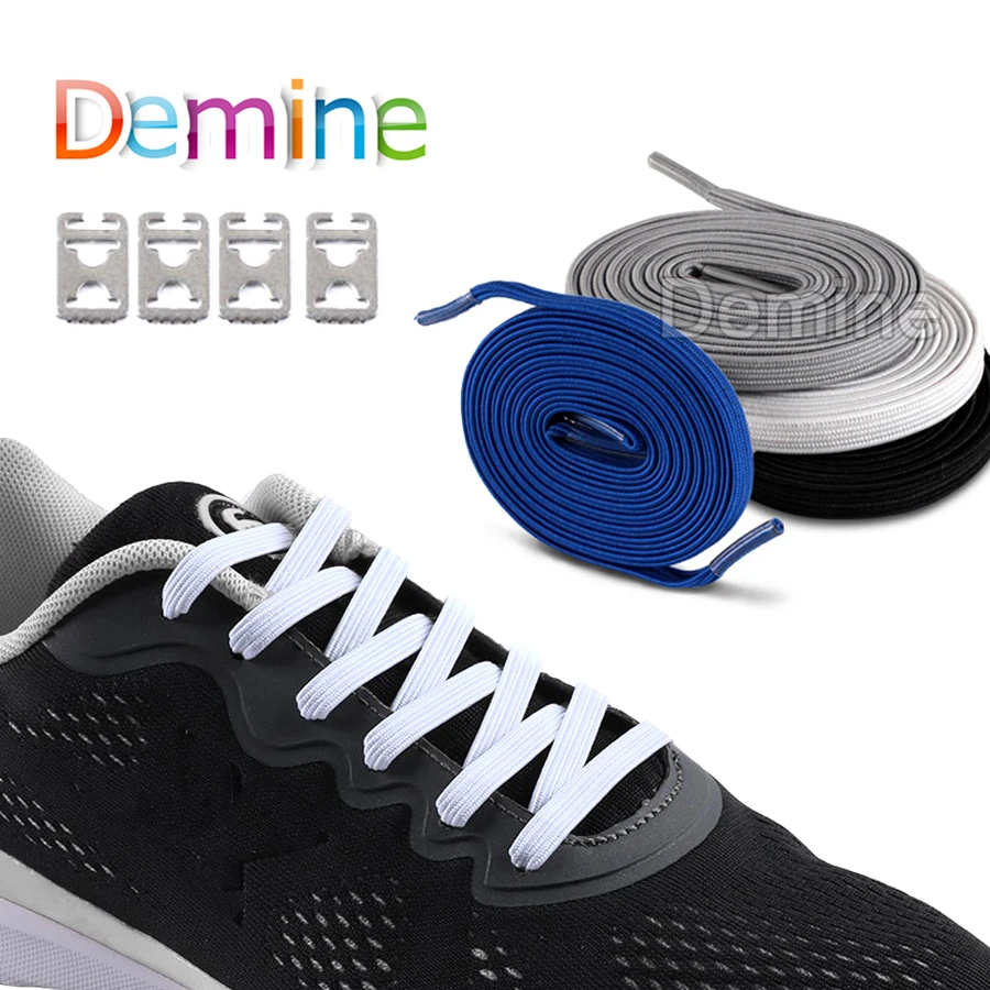 

Dinime No Tie Shoelace Elastic Locking Laces for Men Women Kids Adult Sneakers Flat Shoes Lace Lazy Quick Safe Strings Shoelaces