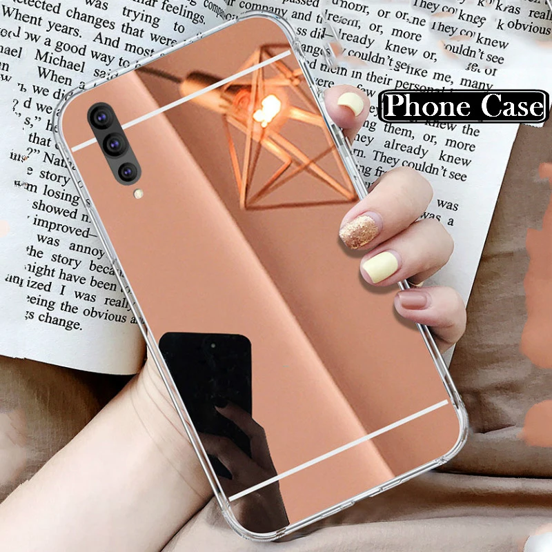 

Luxury Mirror Soft Silicone Anti-fall Phone Case for Apple Iphone 11 Pro Max Se 2 Plus 7Plus Xr Xs X 10 8 7 6S 6 Cases TPU Cover