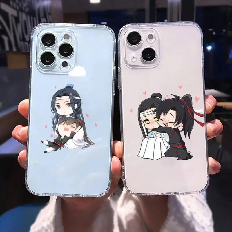

Mo Dao Zu Shi Phone Case For iphone 13 12 11 8 7 plus mini x xs xr pro max Transparent soft