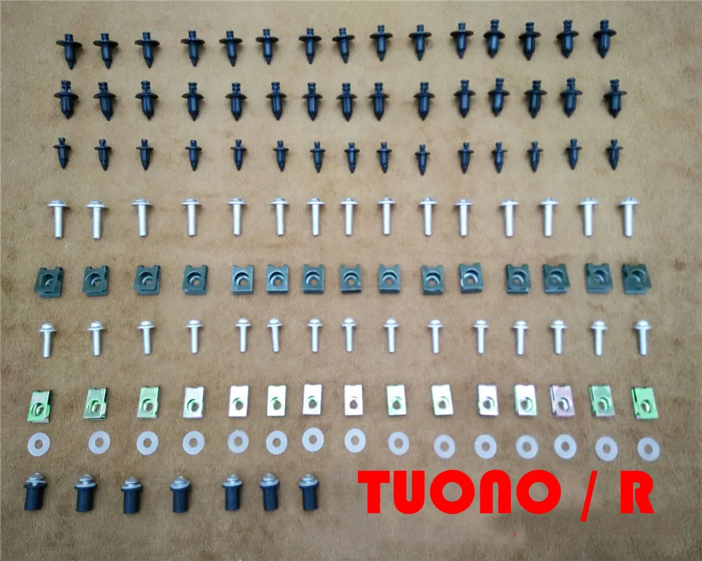 

Комплект болтов для обтекателя кузова, винты для установки Aprilia TUONO / R 2003-2009