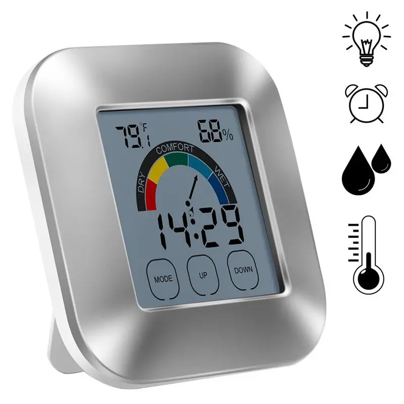 

Big deal Indoor Thermometer Humidity Monitor with Touchscreen Backlight Timer Smart Digital Hygrometer Temperature Gauge Meter w
