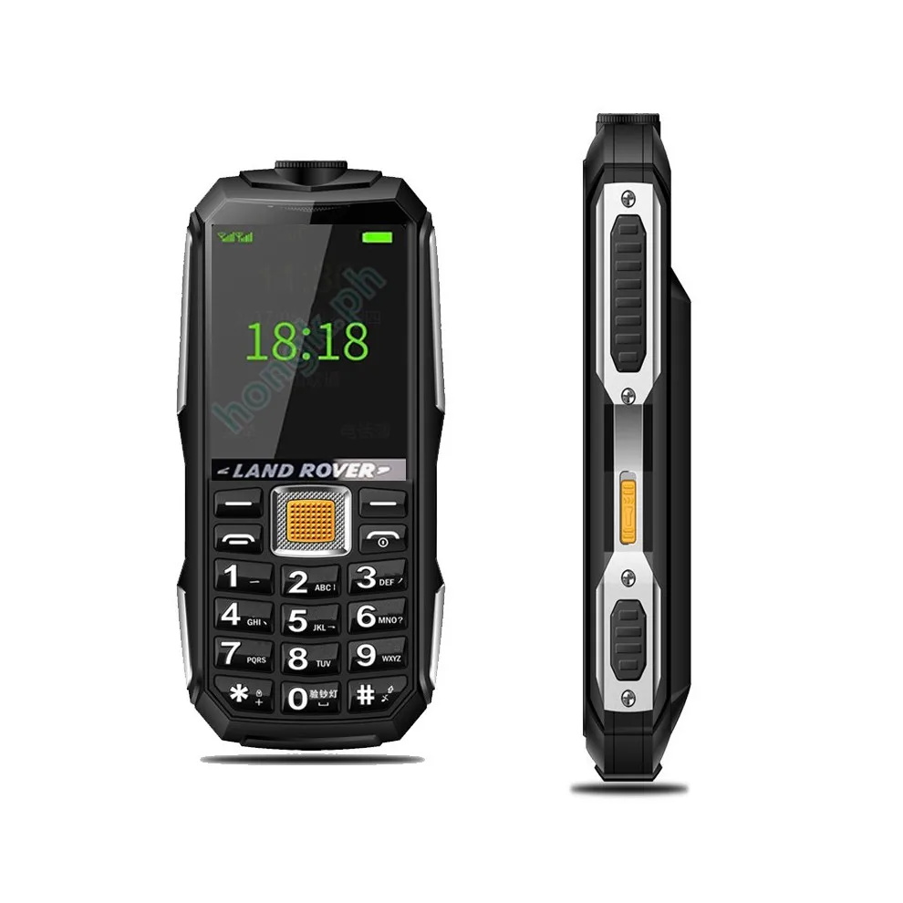 LAND ROVER-tel&eacute;fono m&oacute;vil b&aacute;sico, 2 SIM, Powerbank activo, b&aacute;sico, para ancianos y ni&ntilde;os-4