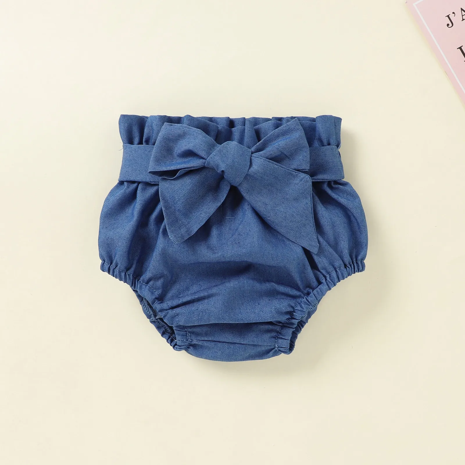

2021 Summer Newborn Baby Clothes Set Infant Baby Girls Rainbow Romper+denim Bow Pants+headbands Outfits Toddler Vetement Fille