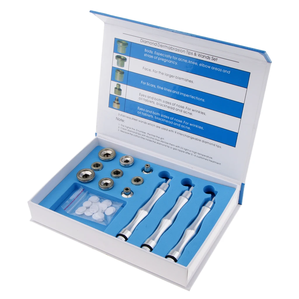 Алмазные ватные палочки для ухода за кожей средство лица с 9 насадками 3