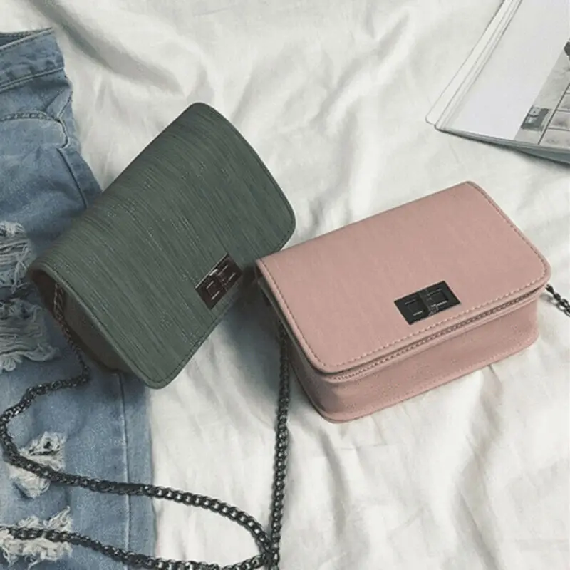 

Fashion Simple Small Square Bag Women's Designer Handbag 2021 High-quality PU Leather Chain Mobile Phone Shoulder bags