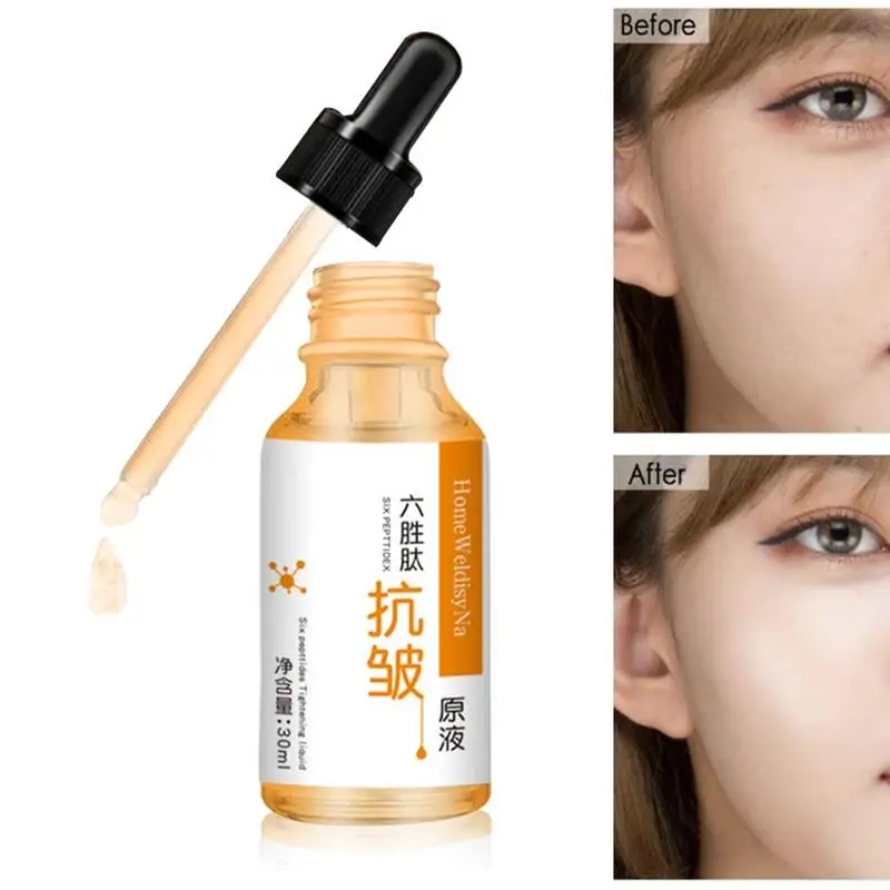 

30ml Hexapeptide Face Serum Anti-wrinkle Aging Solution Serum Hydrating Care Lifting Skin Firming Skin Face Y0Y8