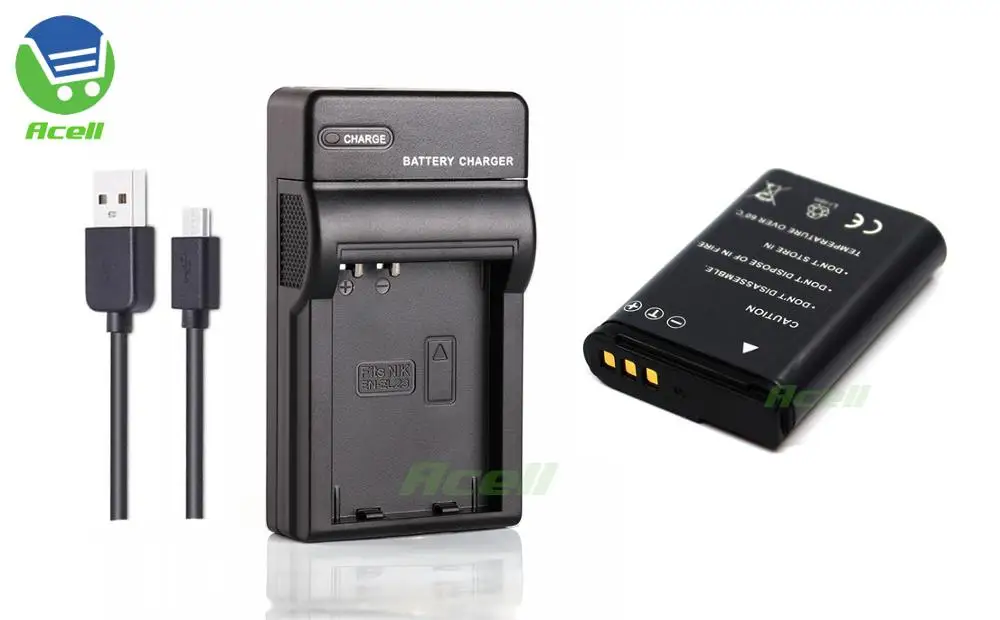 EN-EL23 RU EL23 Батарея для Nikon COOLPIX B700 P900s P900 P610s P610 P600 S810c Камера - Color: 1Battery 1Charger
