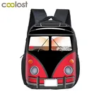 Детский рюкзак для мальчиков, с рисунком машинкитанкасамолеталодки, 12 дюймов, школьные ранцы, Маленькая детская сумка для книг