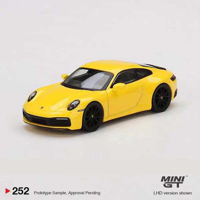 

Модель автомобиля MINI GT 1/64, модель автомобиля Porsche 911 (992) Taycan из сплава, Подарочная коллекция